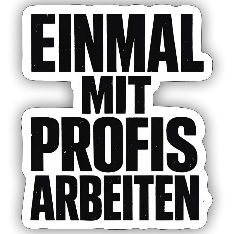 Alter! Katastrophe - einmal mit Profis arbeiten
