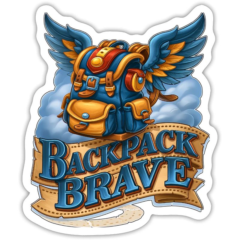 Backpack Brave Magical Flying Winged Bag