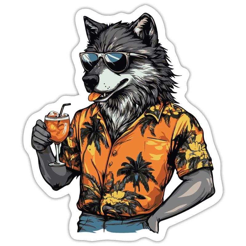 Wolf Comic Sommer