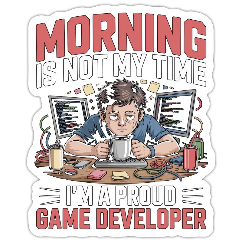 Game Developer Morning n’est pas mon temps Coder de jeux