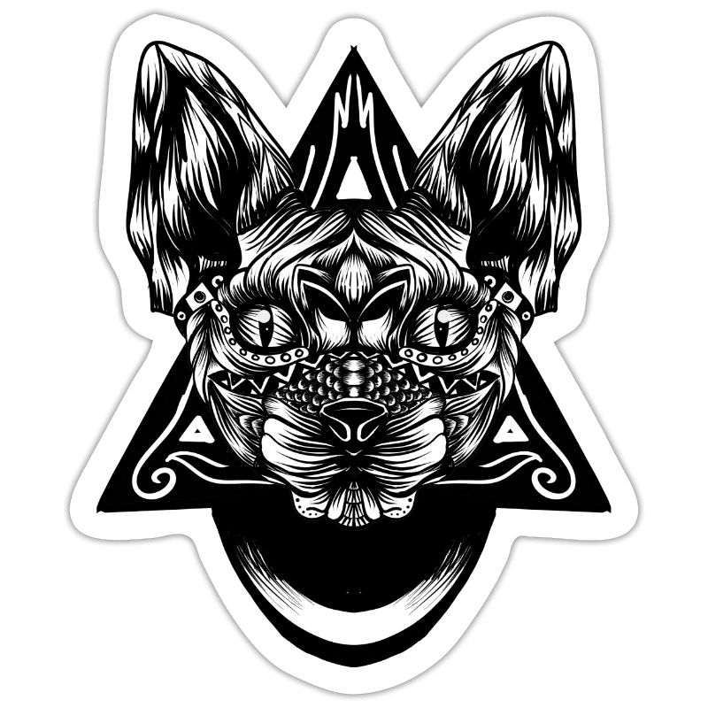 Sphynx pattern bw