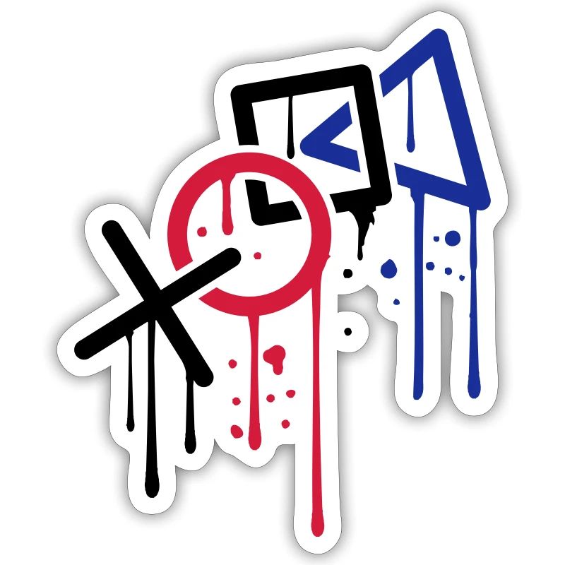 drop graffiti controller silhouette cool x square