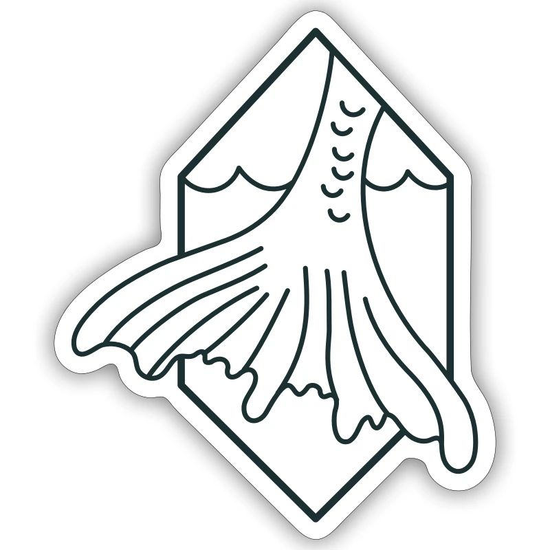 Queue de sirène vers le bas