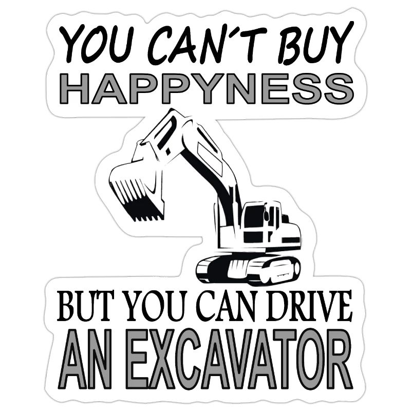 Baggerfahrer Spruch Baggerfahren Baustelle gift