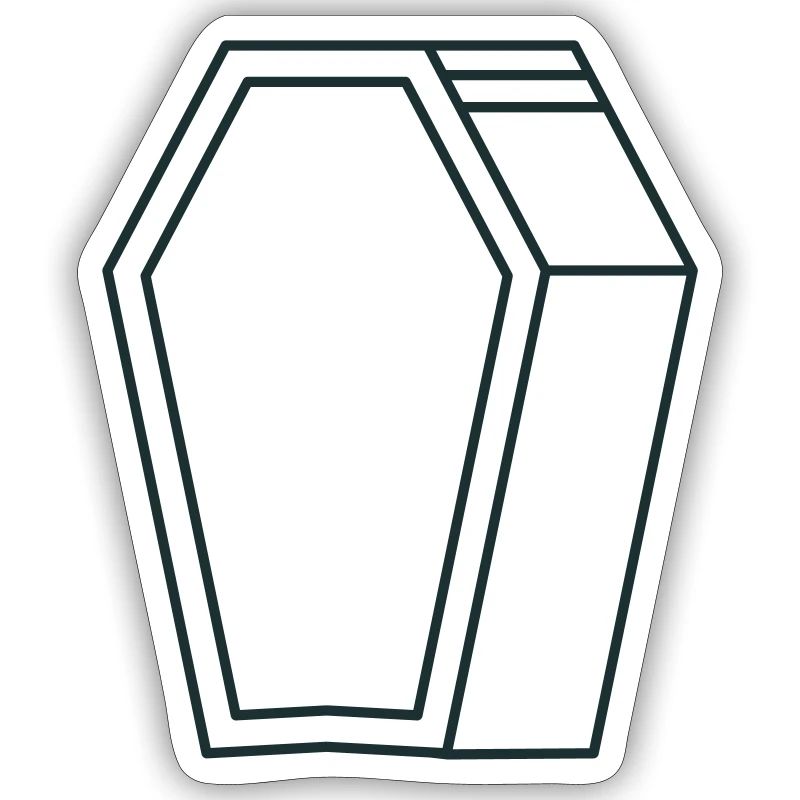 coffin shape in 3D