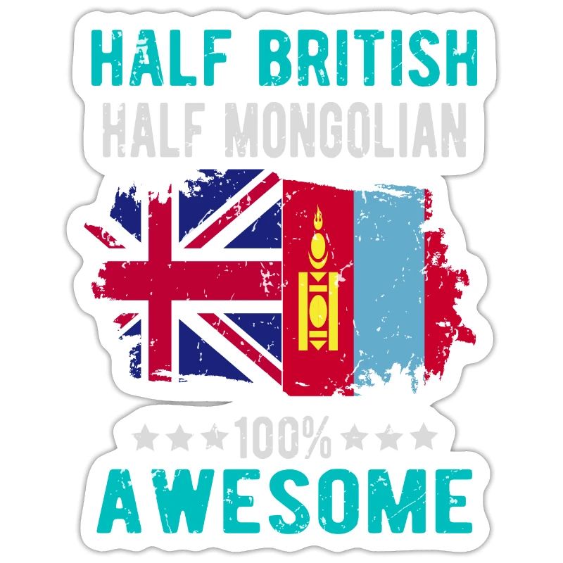 Half British Half Mongol