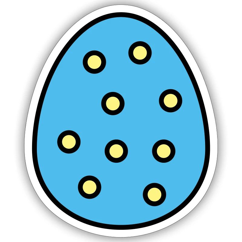 Œuf de Pâques marqué