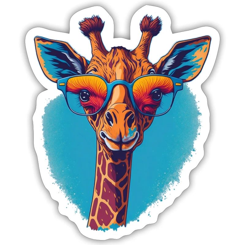 Giraffe with a clear view