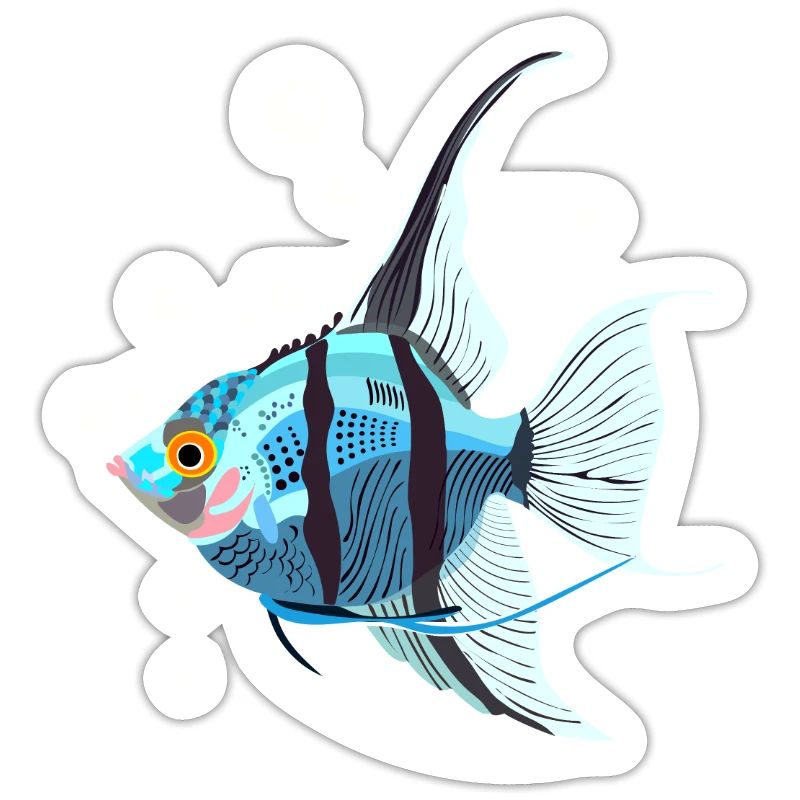 Blue scalar fish