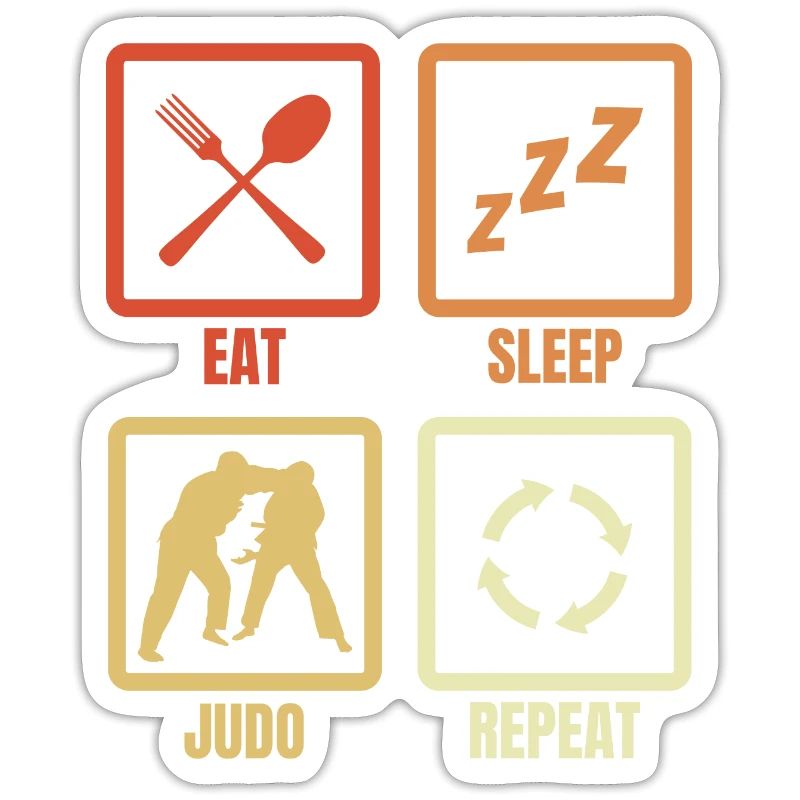 Manger Dormir Judo Répéter