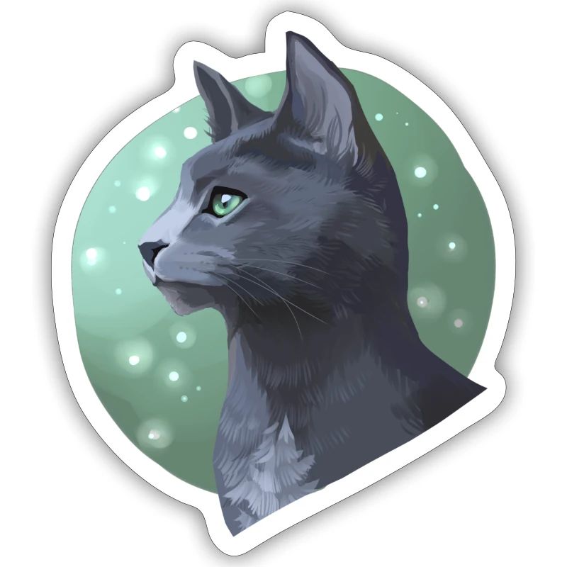 Queue d’aiguille Queue d’aiguille Guerrier Chats Chat gris