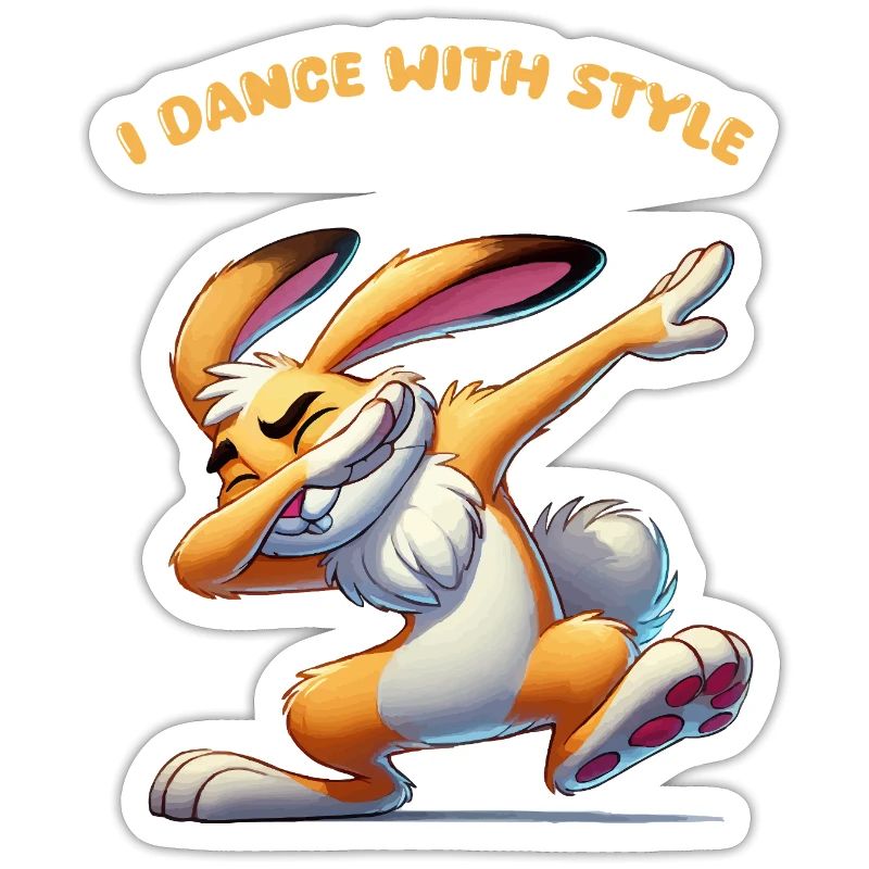 Bunny Dabbing Comic