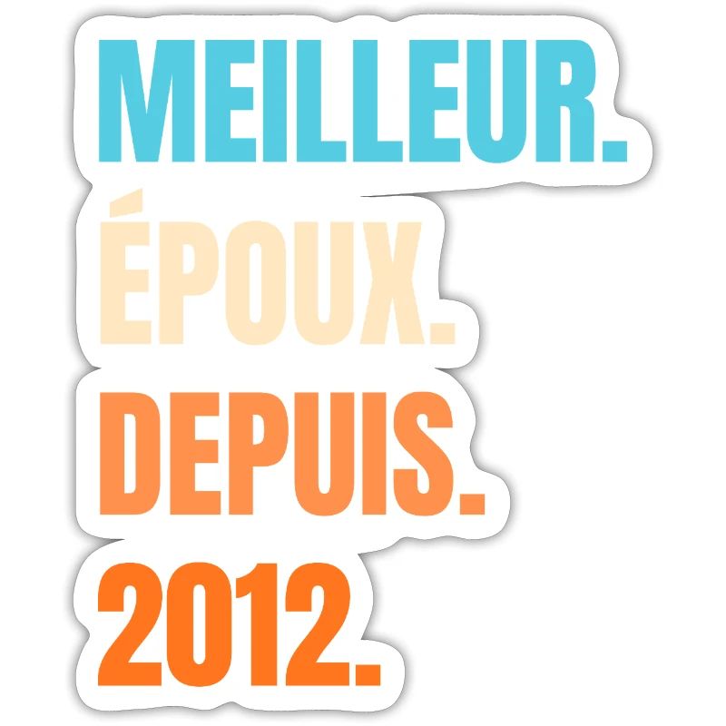 Bester Ehemann seit 2012 Geschenk-Ehemann