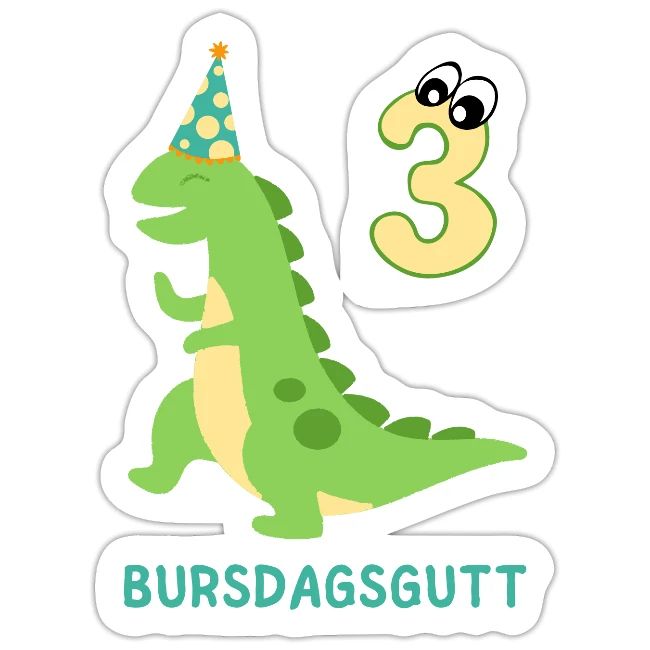 bursdagsgutt 3 år