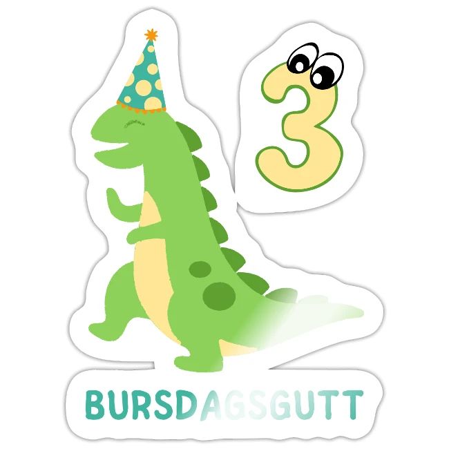 bursdagsgutt 3 år