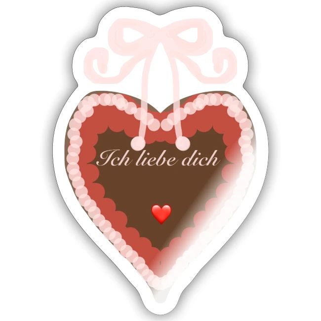 Lebkuchenherz ich liebe dich