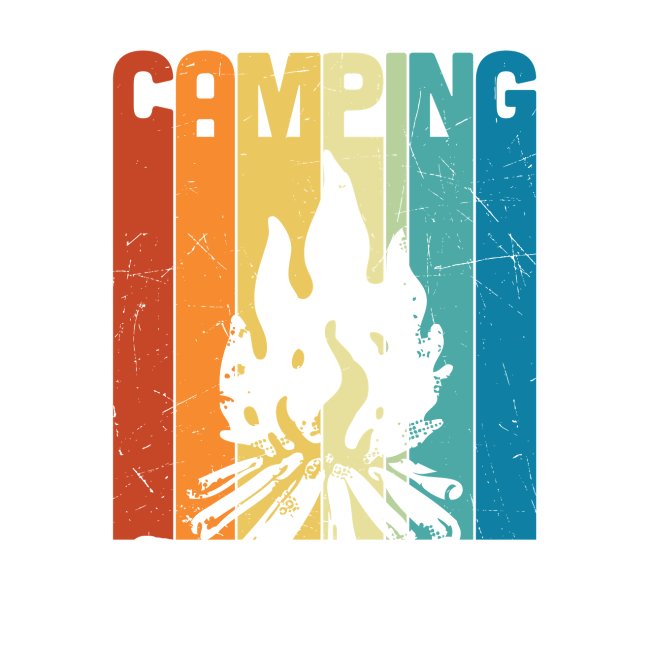 Lustiger Campen Camping