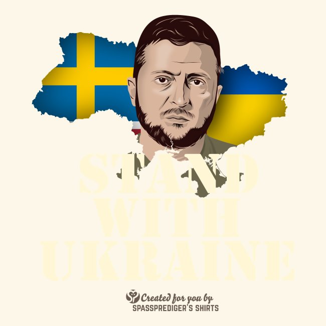 Ukraine Sverige Stand with Ukraine