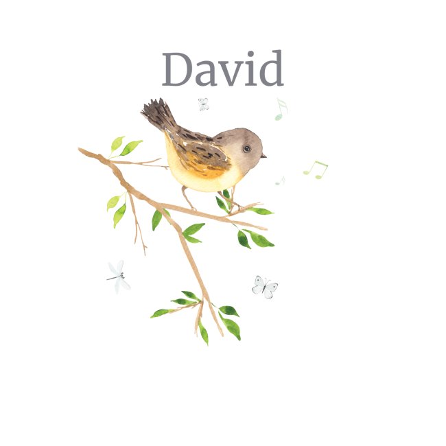 Waldtier Vogel Name David