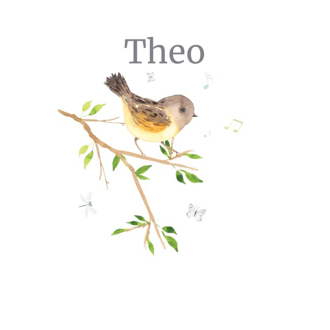 Waldtier Vogel Name Theo