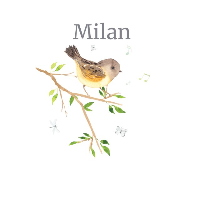 Waldtier Vogel Name Milan