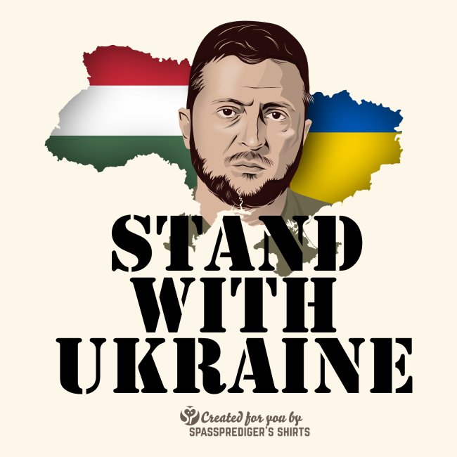 Selenskyj T-Shirt Ukraine Ungarn