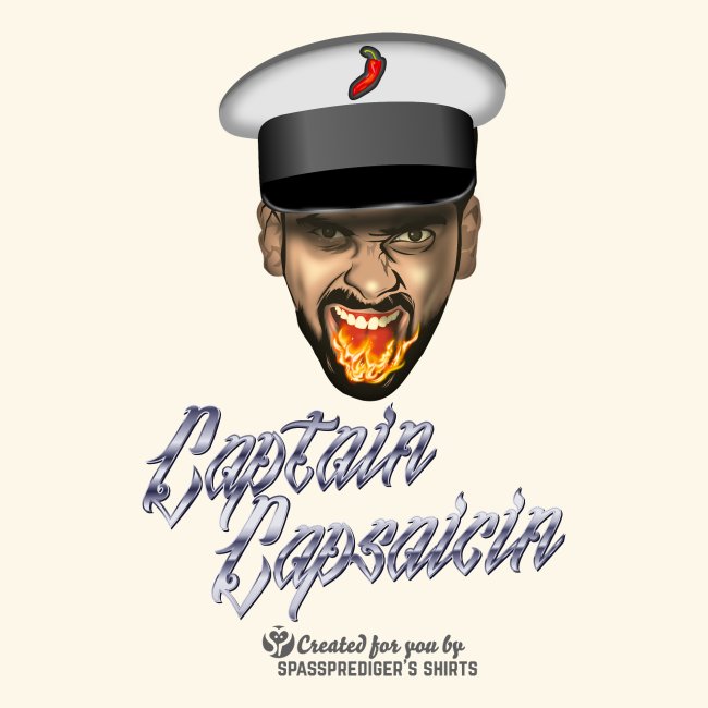 Chili Fan Design Captain Capsaicin