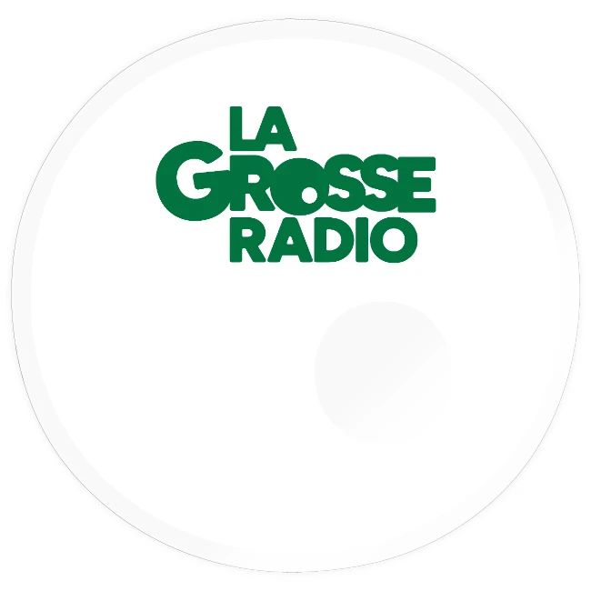 LaGrosseRadio Logo GrosseCaisse White Reggae
