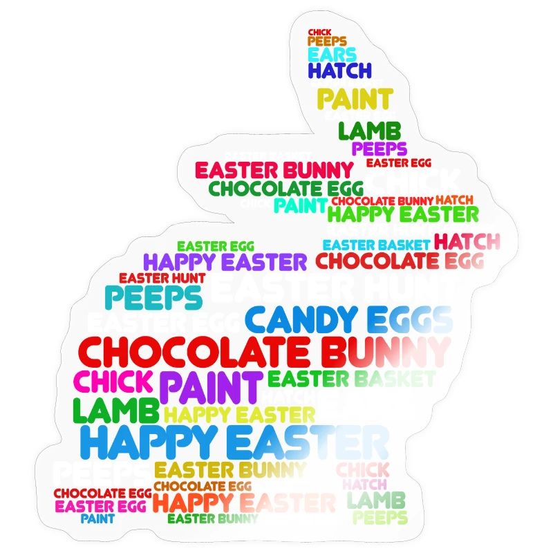 Easter bunny rabbit happy easter rabbit easter eggs