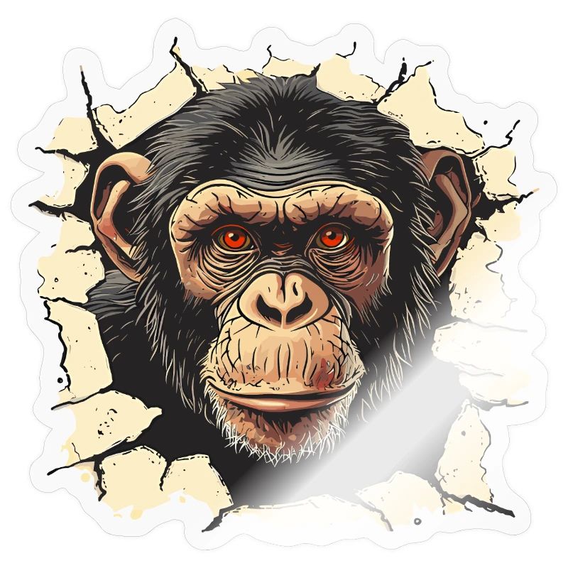monkey, monkey head, chimpanzee, monkey