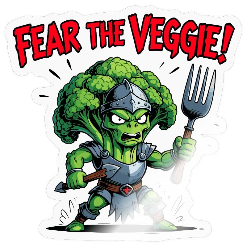 Fear the Veggie - Broccoli Warrior Design
