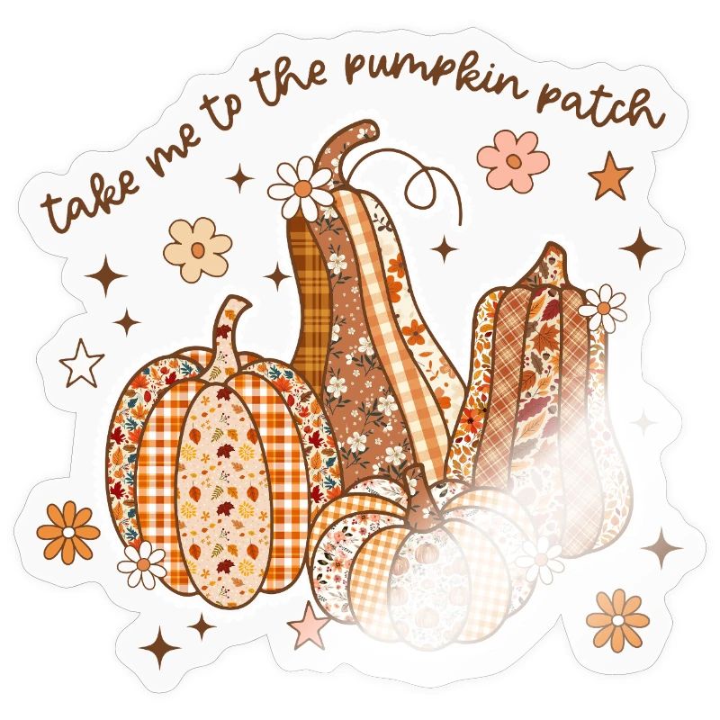 Patchwork Kürbis Patch