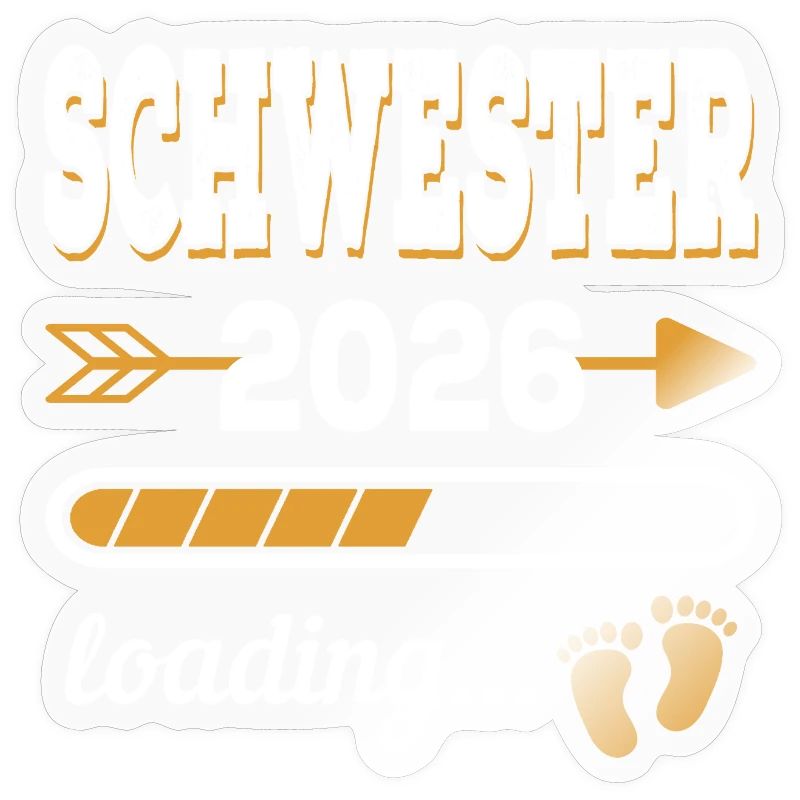 Schwester 2026 Loading große Schwester Geschenk