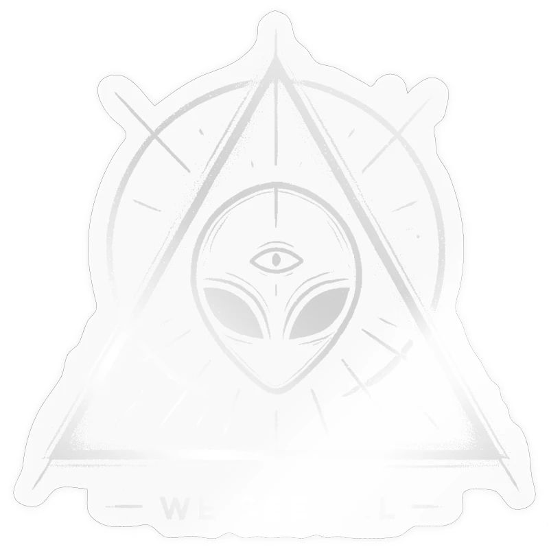 UFO Alien Eye Triangular Sigil