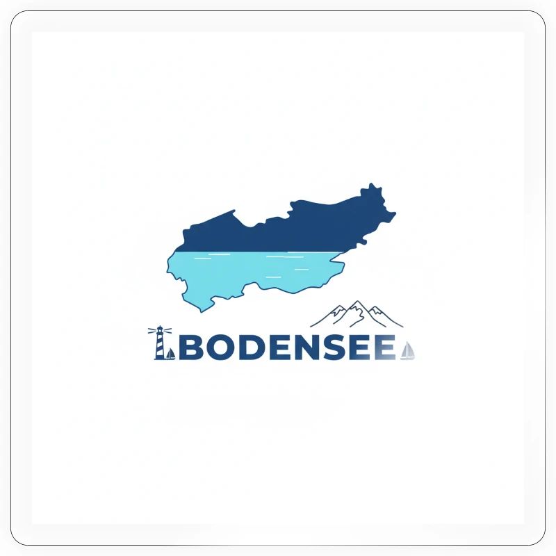 Bodensee Landschaftslogo Seeufer