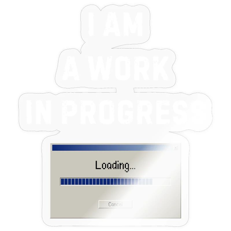 Work in progress – Loading bar - Travail bureau