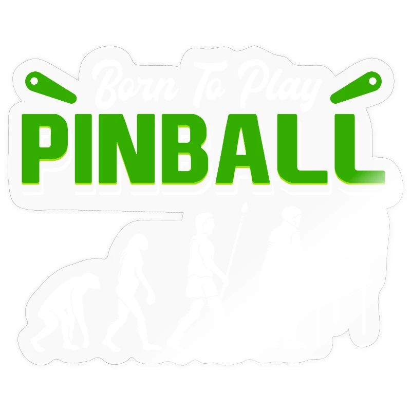 Born to Play Pinball Retro Evolution Arcade Design