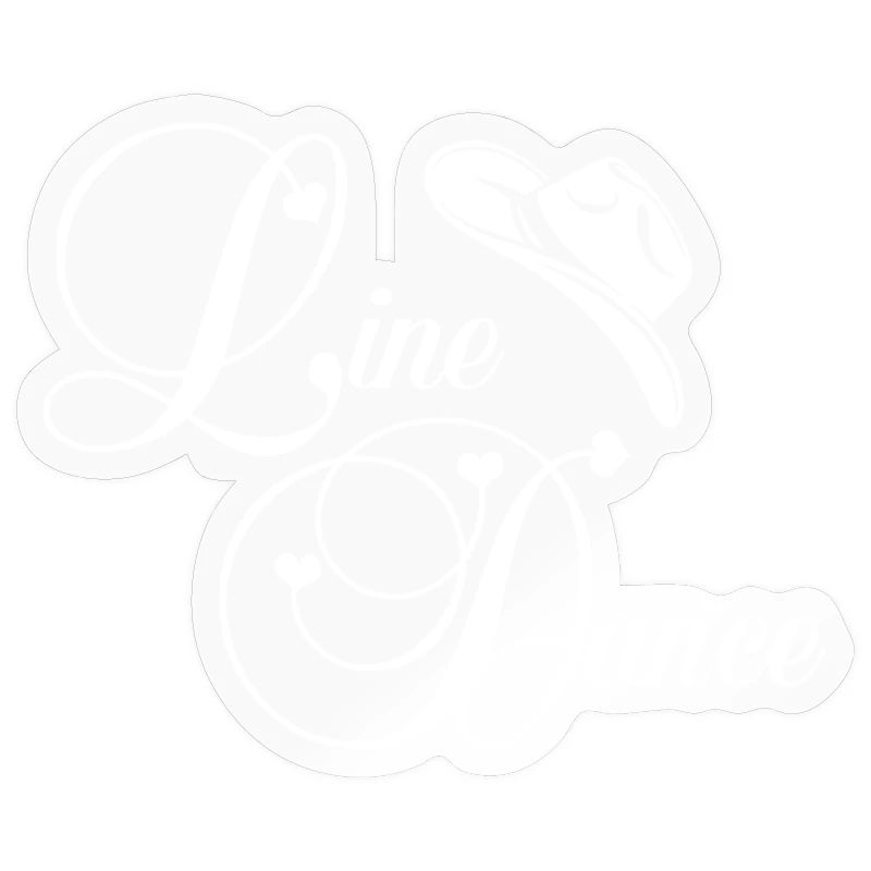 Line Dance Script Logo