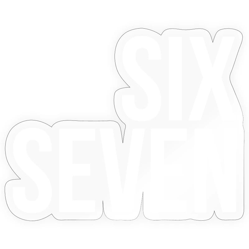 67 "six seven" text