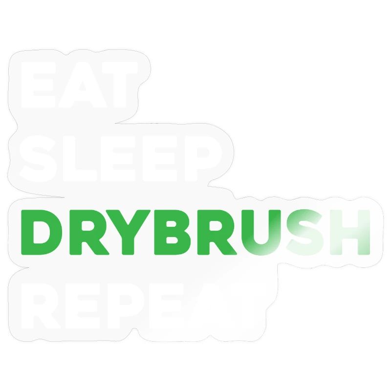 Eat Sleep Drybrush Repeat - Scale Model Builder