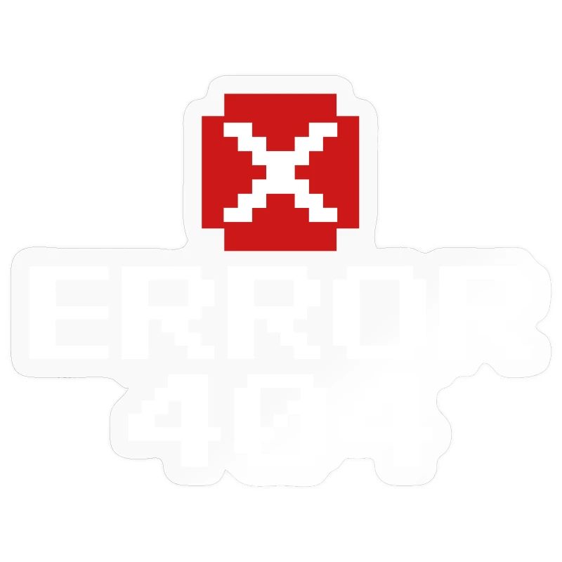 Error 404 - Cooles Programmierer Design