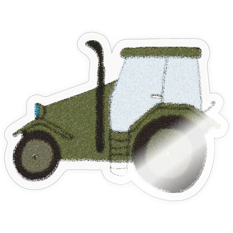 traktor oldtimer impressionismus