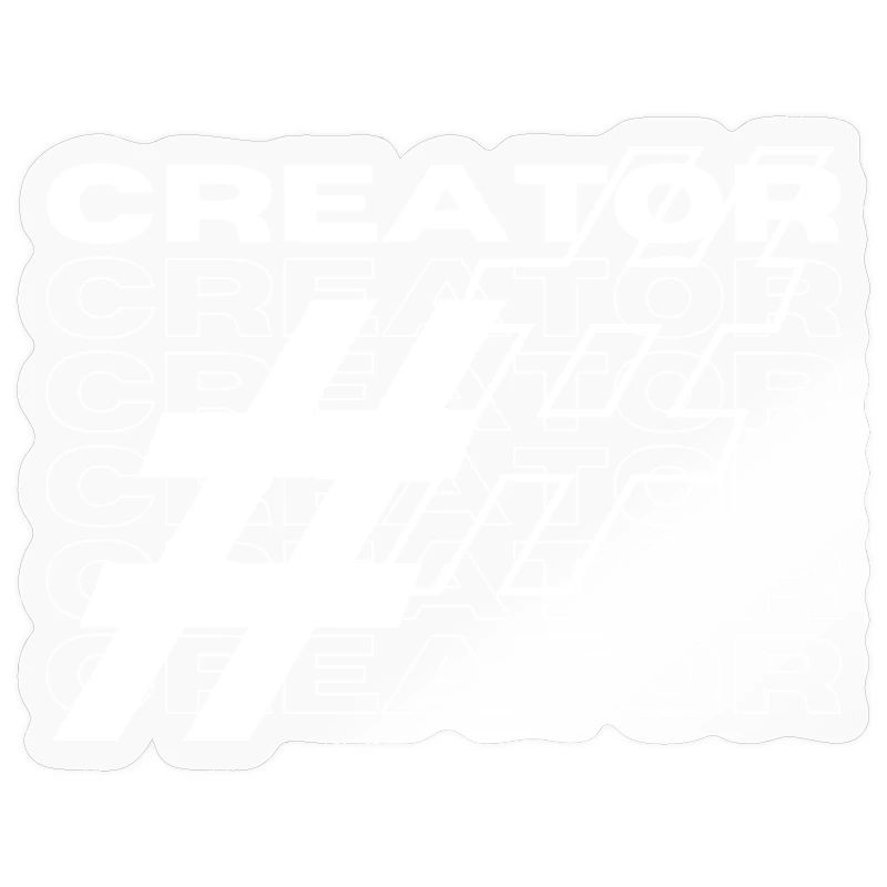 Creator-Hashtag-Typografie