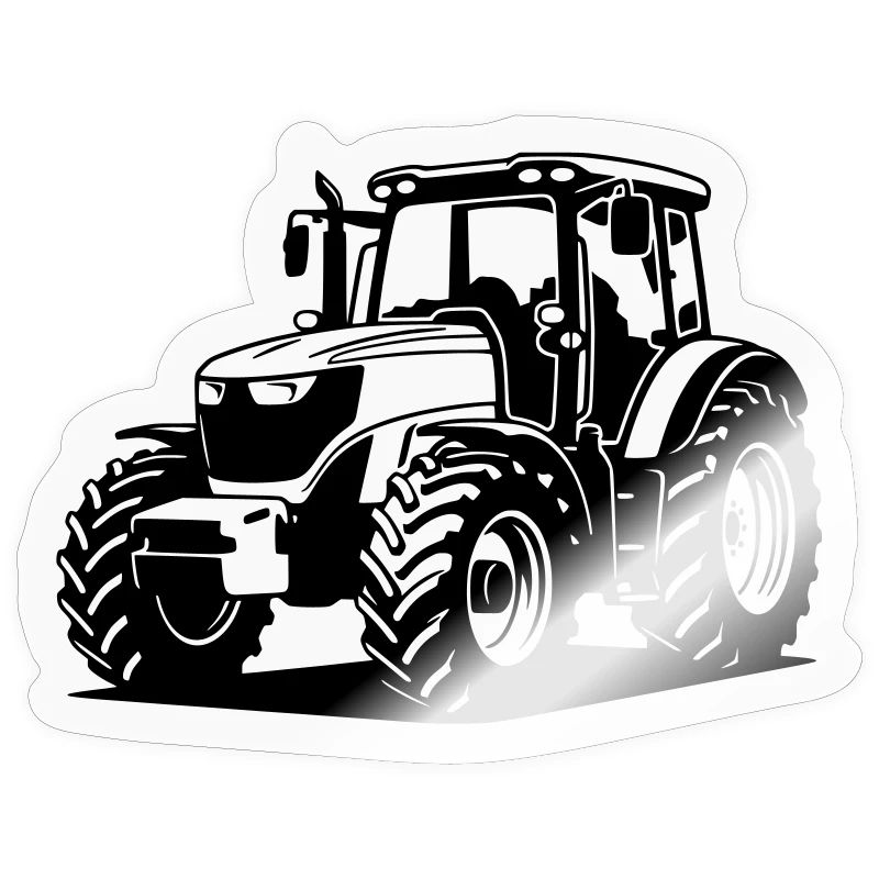Traktor / Trecker / Schlepper (2-farbig)