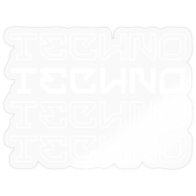 Conception de logo en typographie techno-moderne