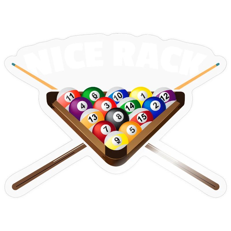 Nice Rack Funny Billiards Billiard Player