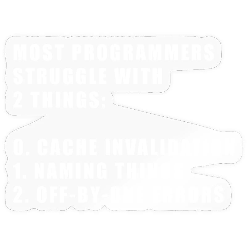 2 schwierige Dinge im Programmieren der Informatik