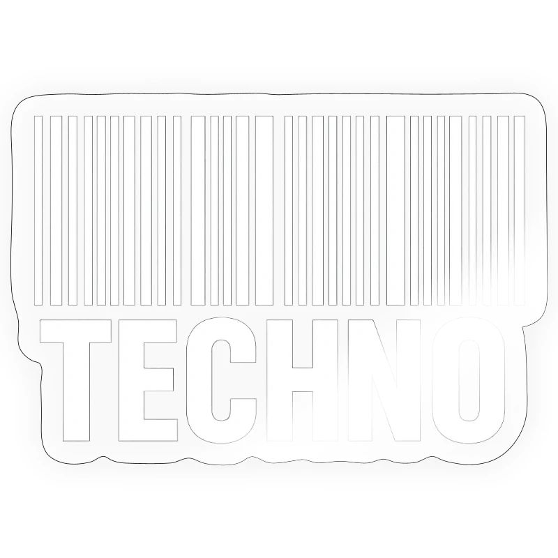 Techno Barcode Pattern