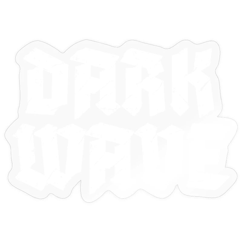 Conception du logo typographique Dark Wave