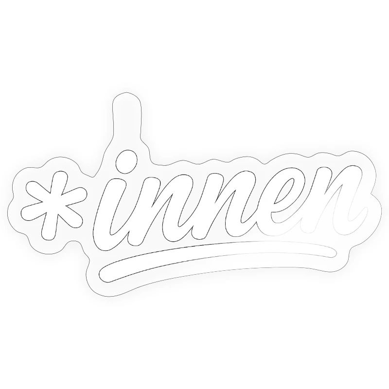 Inklusionsstern *innen Script
